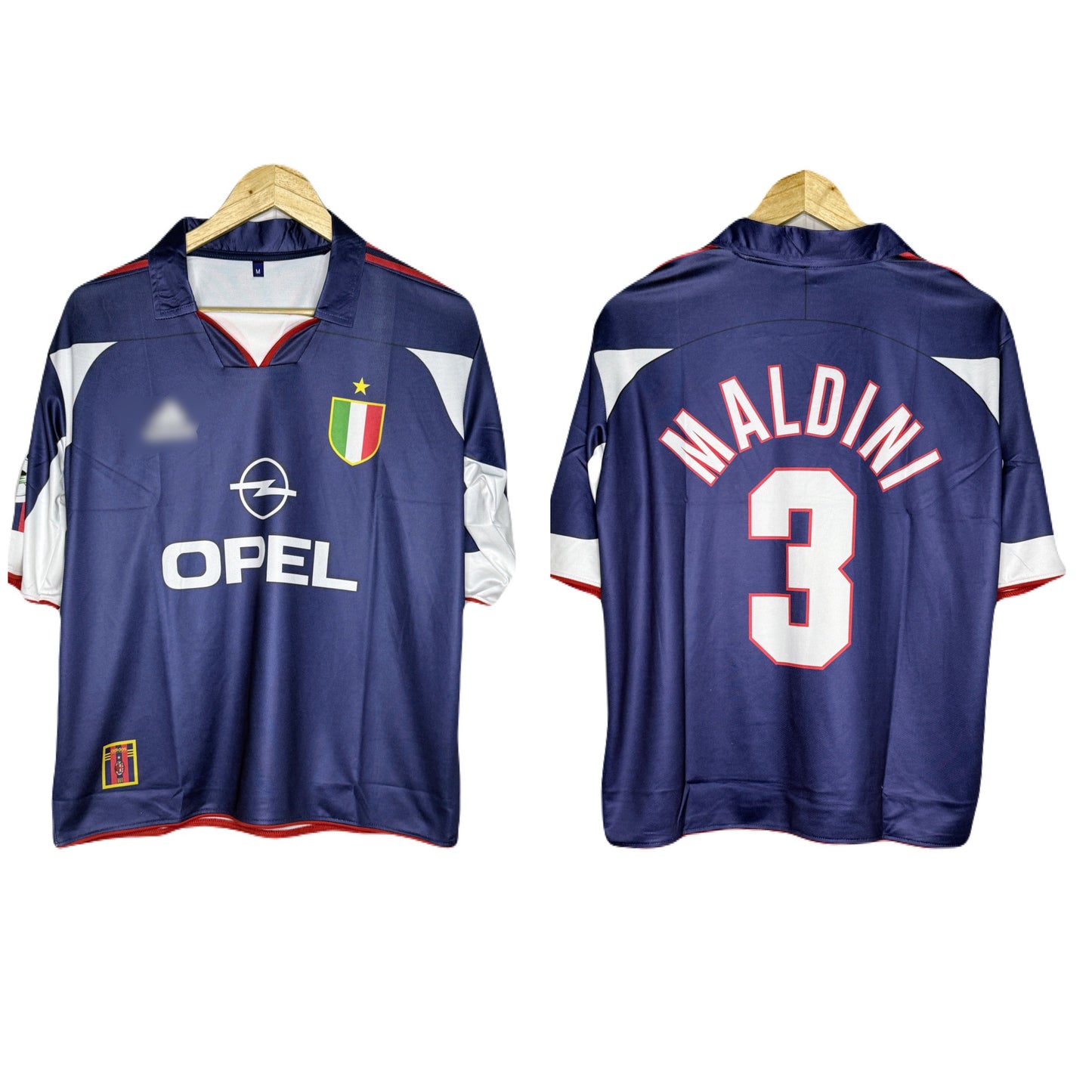 Ac Milan 1999-00 Third Kit Maldini Five Sleeve - bmg store P867