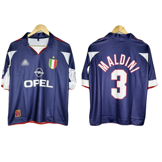Ac Milan 1999-00 Third Kit Maldini Five Sleeve - bmg store P867