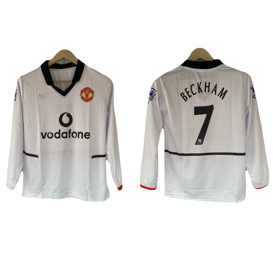 Beckham Manchester United 1998 Kit Full Sleeve sublimation -