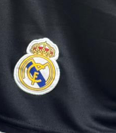 Real madrid black shorts - P1630