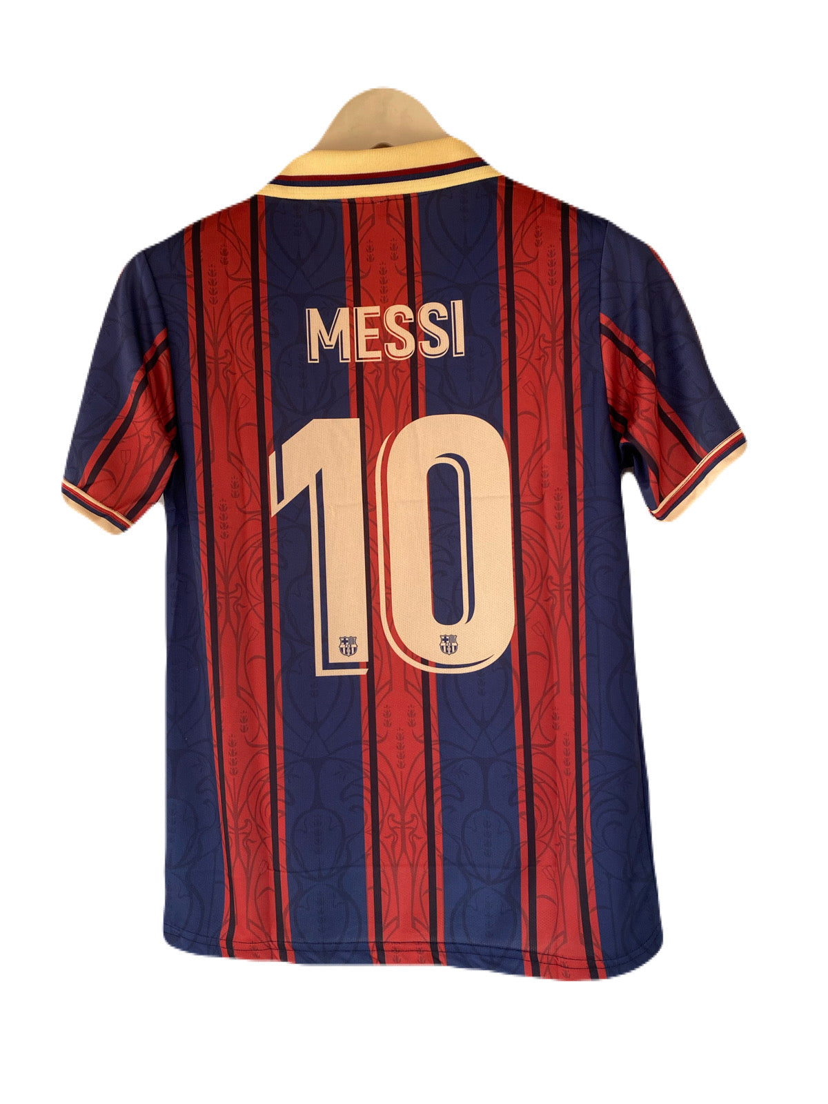 Messi Barcelona 125th Anniversary Kit Half Sleeve Embroidery - P2680 | BMG STORE