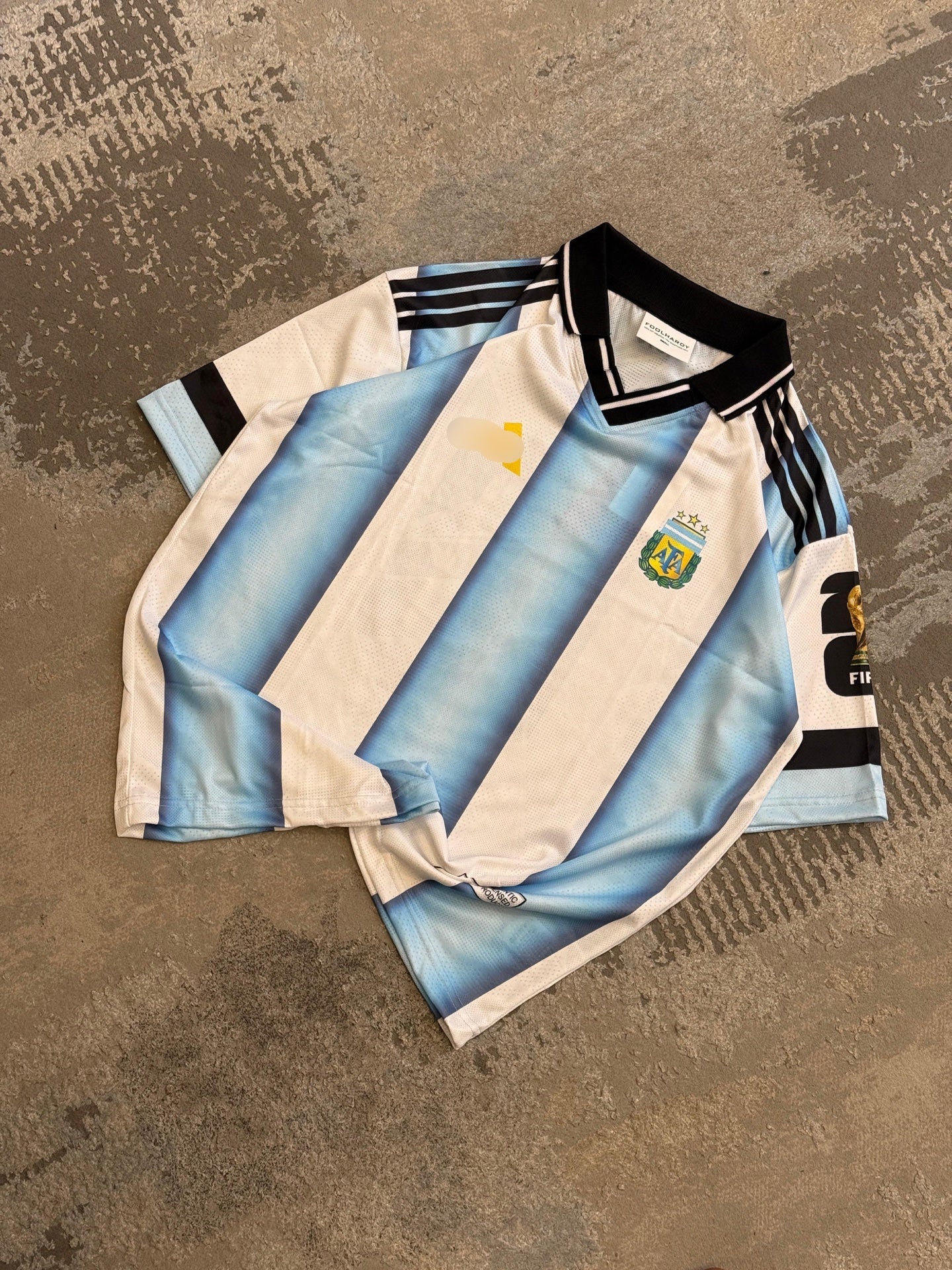 Messi Argentina 2026 Home World Cup  Premium Quality Collar Five Sleeve Sublimation  -