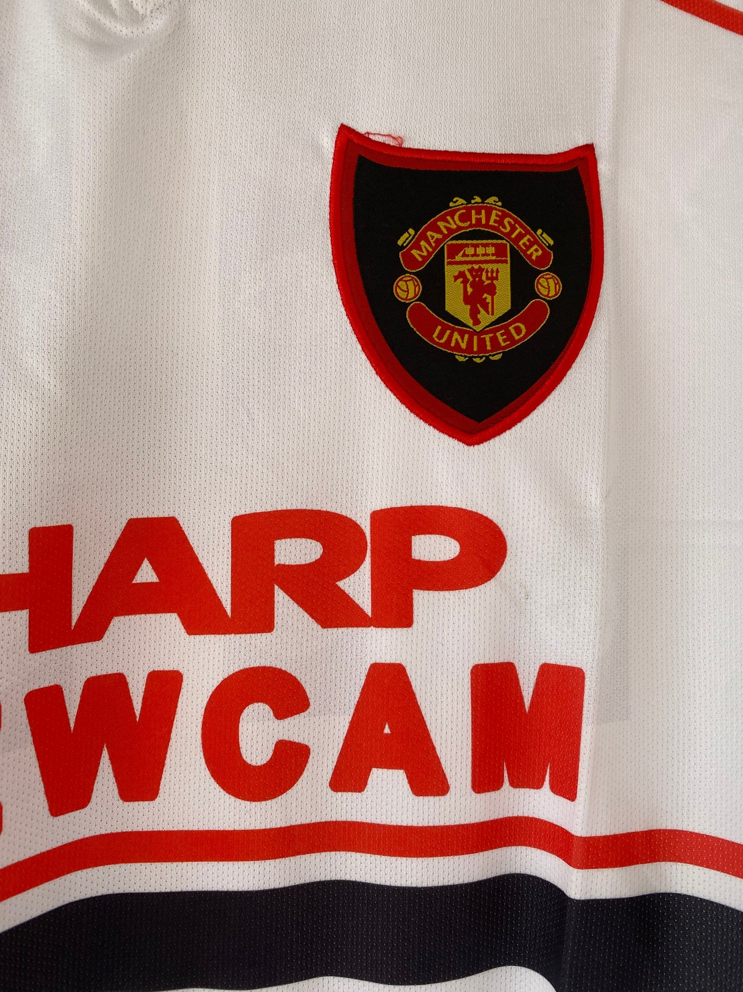 Beckham Manchester United home Half sleeve Collar Embroidery Jersey - P2075