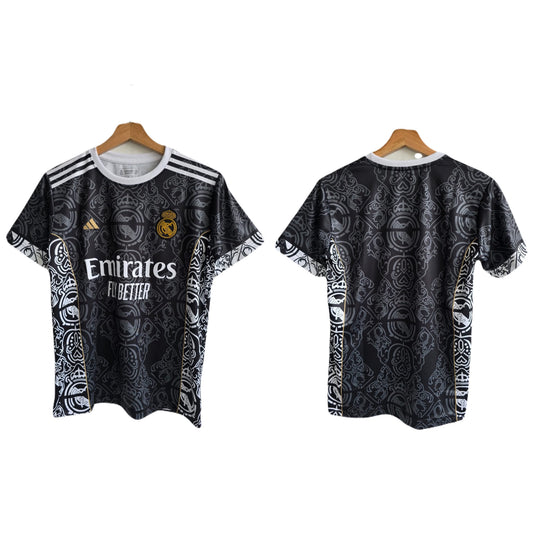 Real madrid special kit black and white -P1191 ms retro store