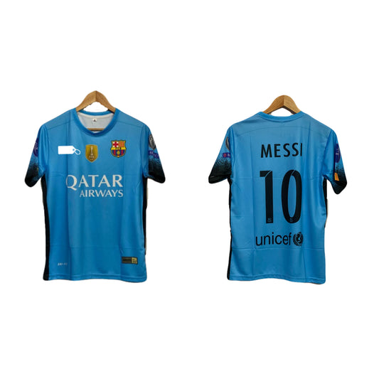 Messi barcelona blue vintage jersey - P619 bmg store