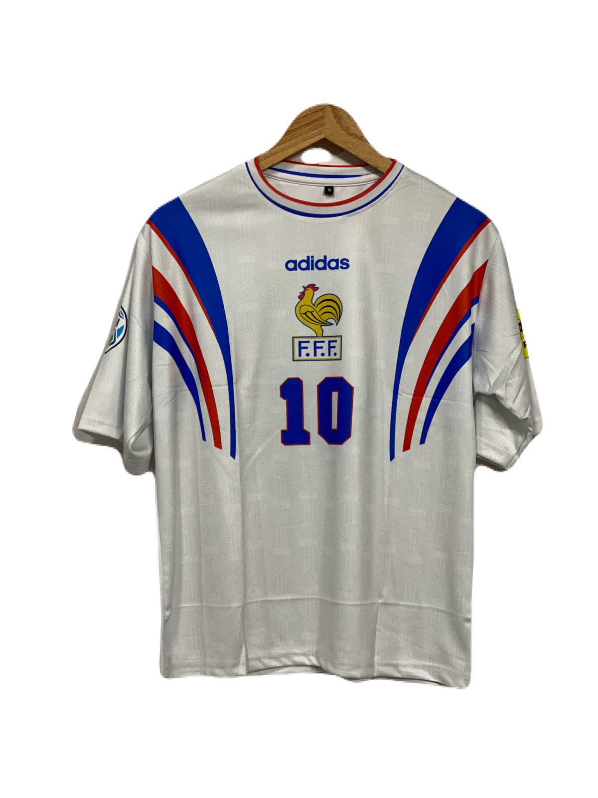 France 1996-97 Away Zidane Five sleeve - P198 - bmg store