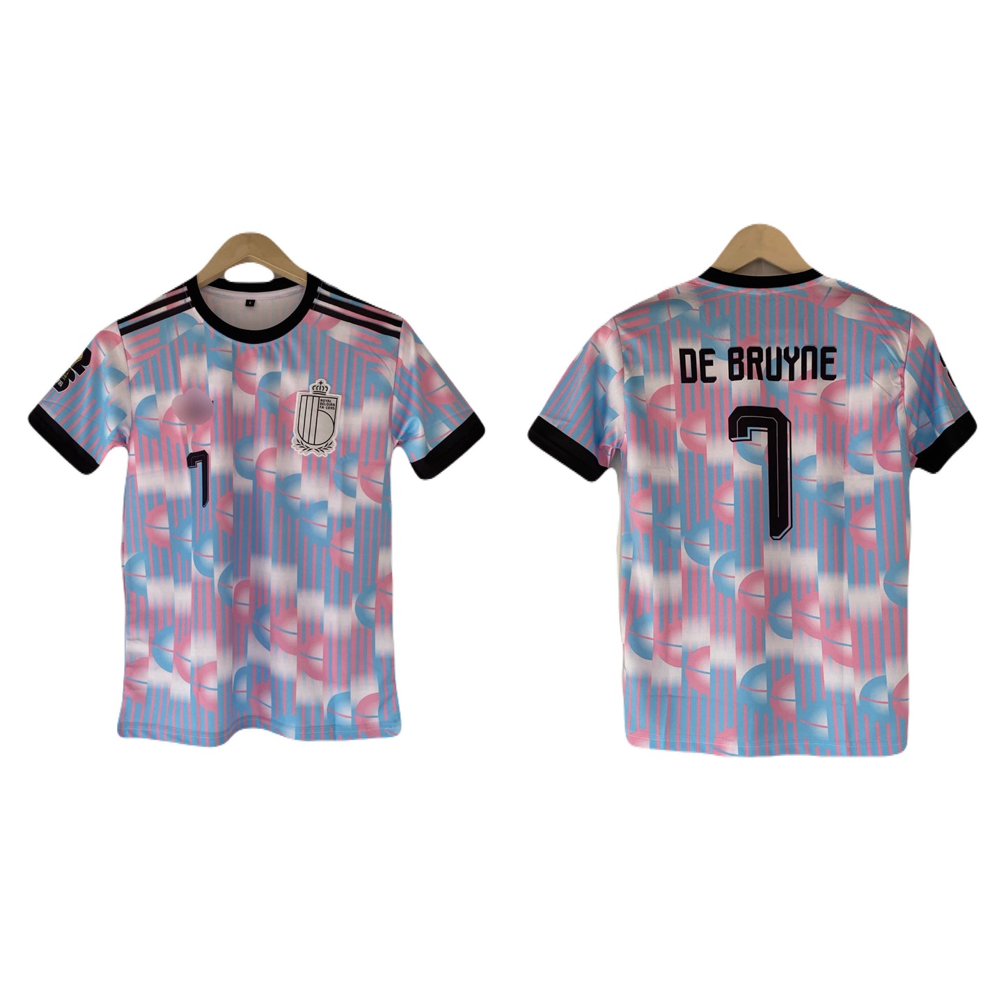 De Bruyne Belgium 2026 World Cup away Half Sleeve embroidery Jersey -