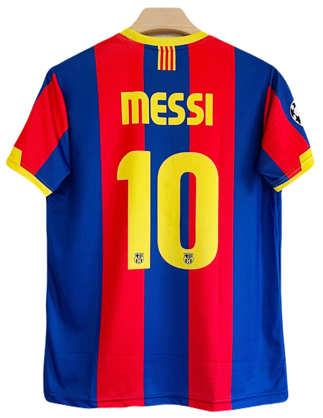 Barcelona 2011 messi half sleeve embroidery