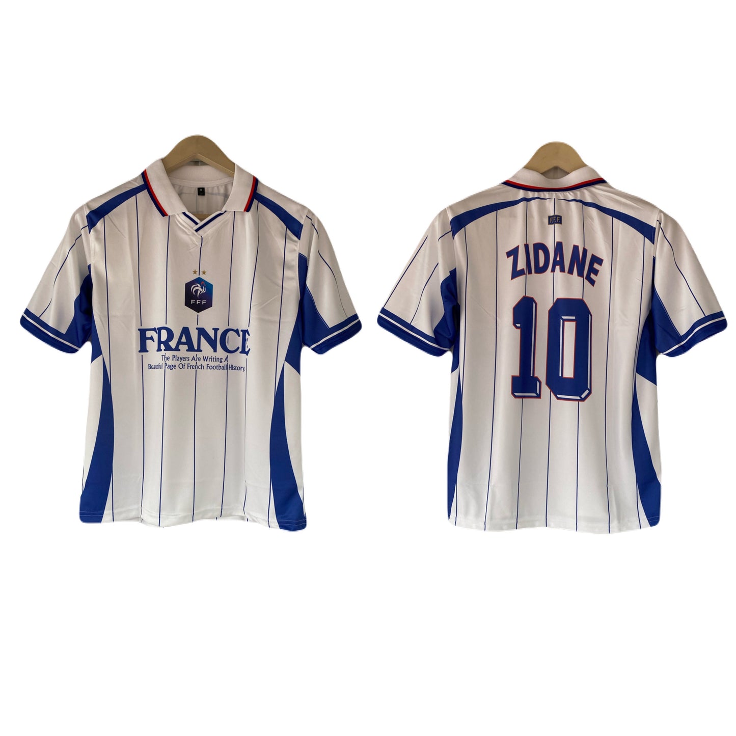Zidane france Five sleeve Collar Sublimation jersey- P2190