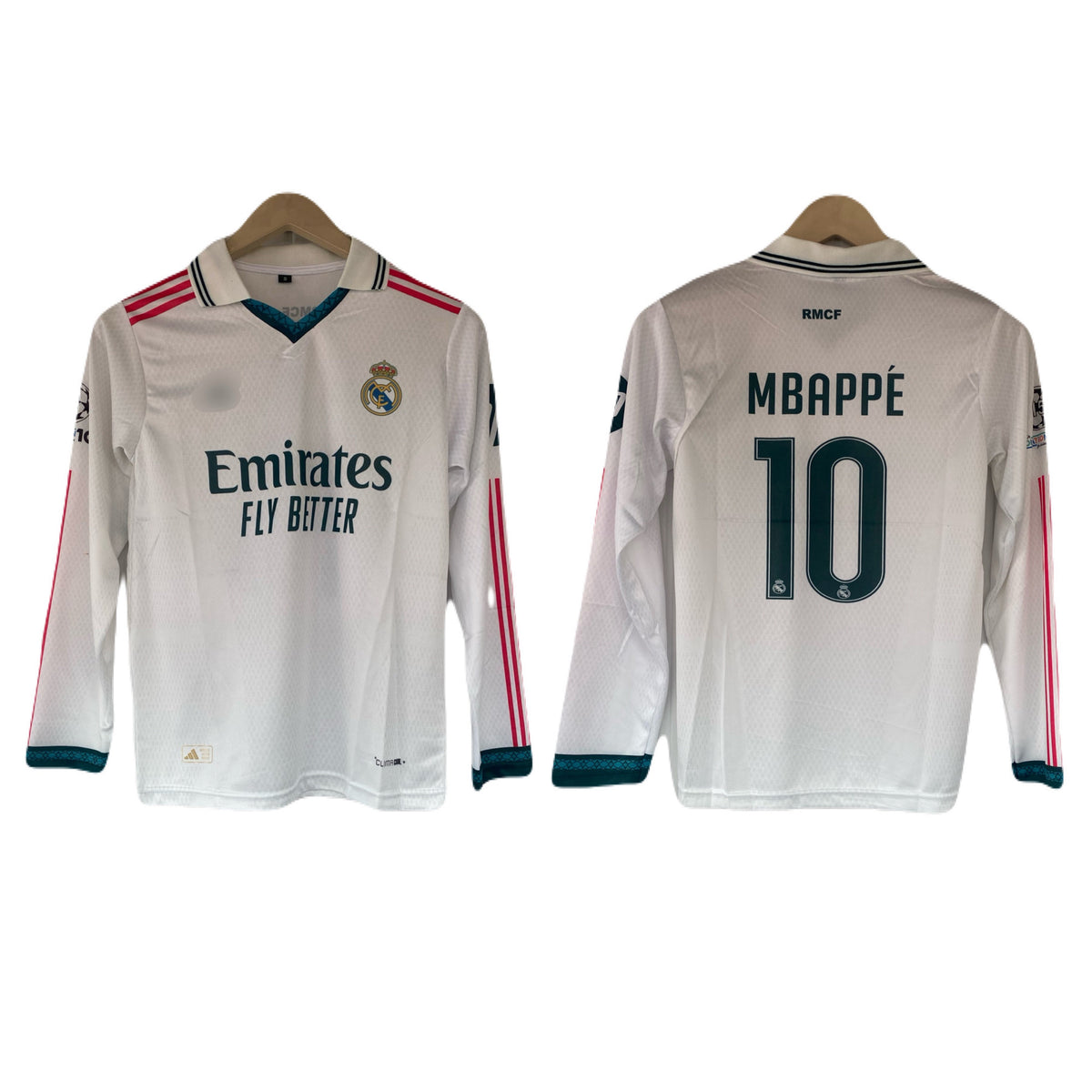 Mbappe Real Madrid 2026-27 home Jersey Full Sleeve Collar Sublimtion -P2532 | BMG STORE