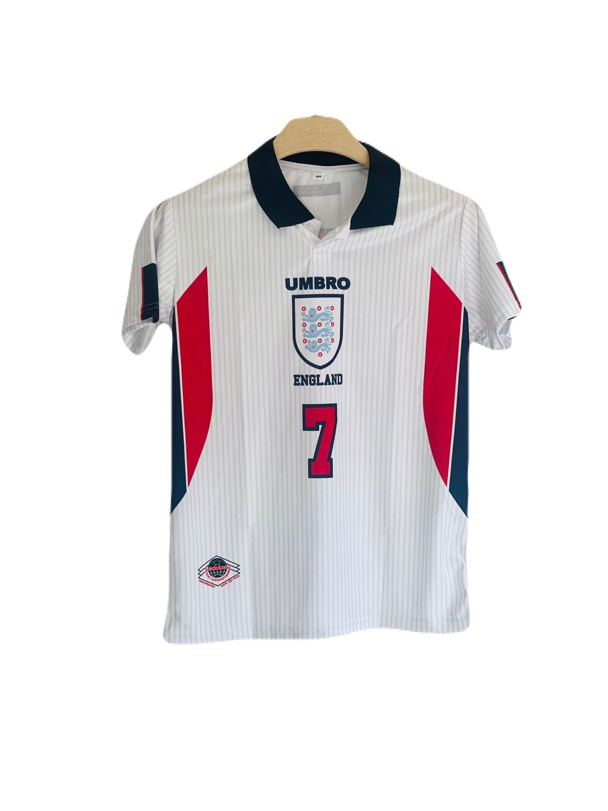 Best Retro Jersey England 1998 Beckham 7 Polo type jersey P358