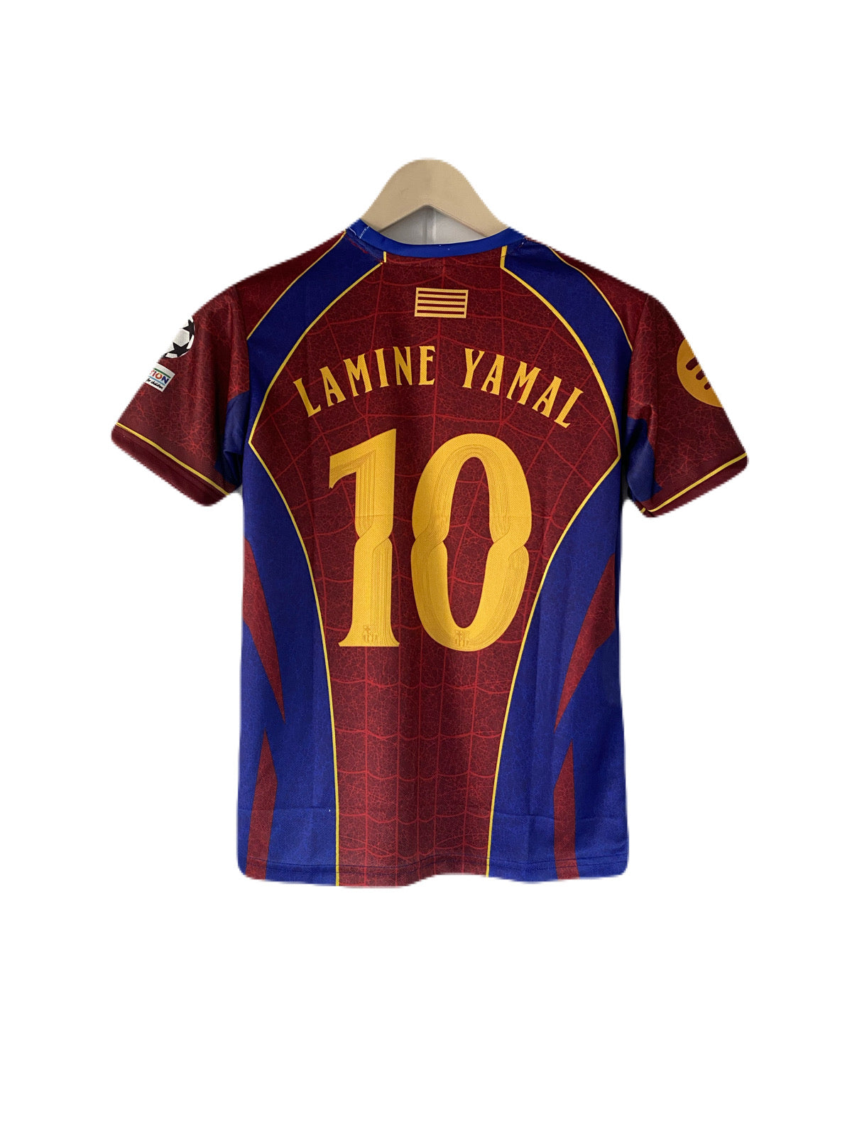 Lamine Yamal Barcelona 2026/27 Spider Edition Half Sleeve Embroidery -P2534 | BMG STORE