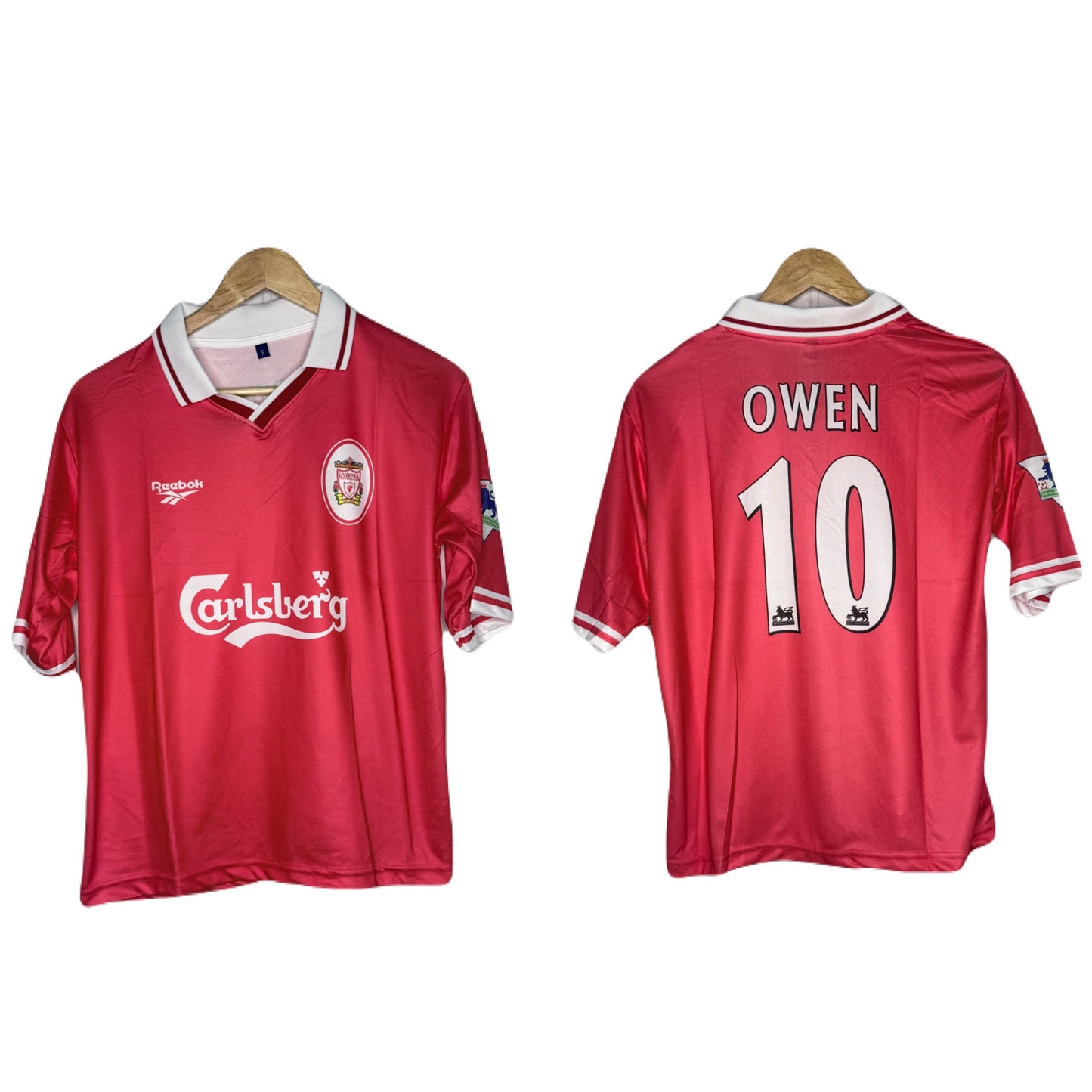 Liverpool 2000-01 Home Kit Owen Five Sleeve - bmg store