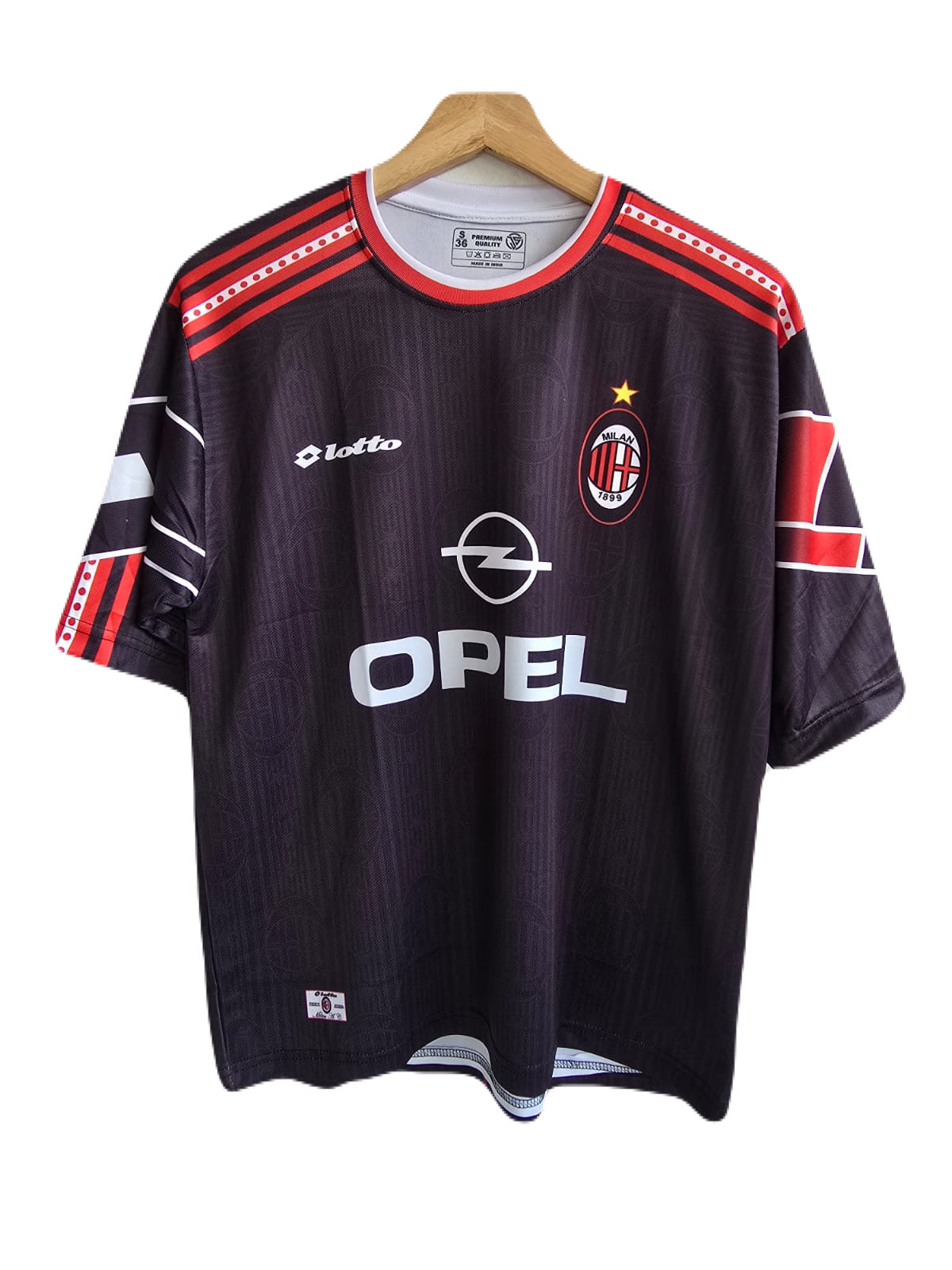 Ac milan vintage jersey  maldini fivesleeve sublimation P231