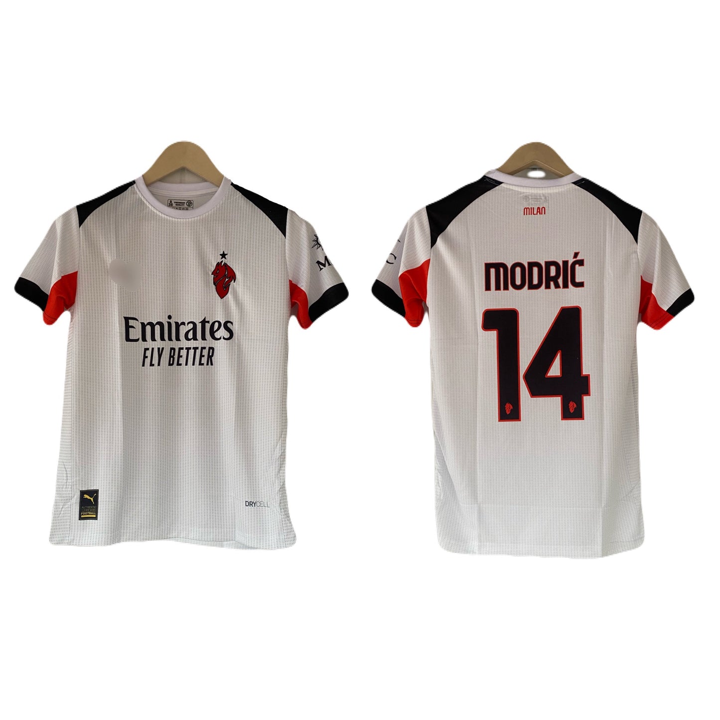 Modric Ac Milan Home Half sleeve embroidery - P2086