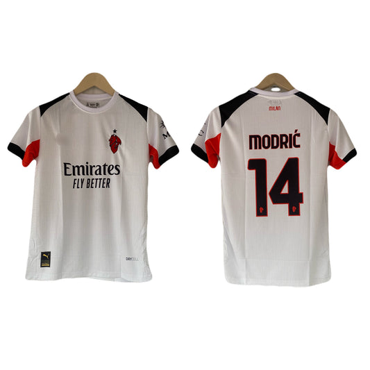 Modric Ac Milan Home Half sleeve embroidery - P2086