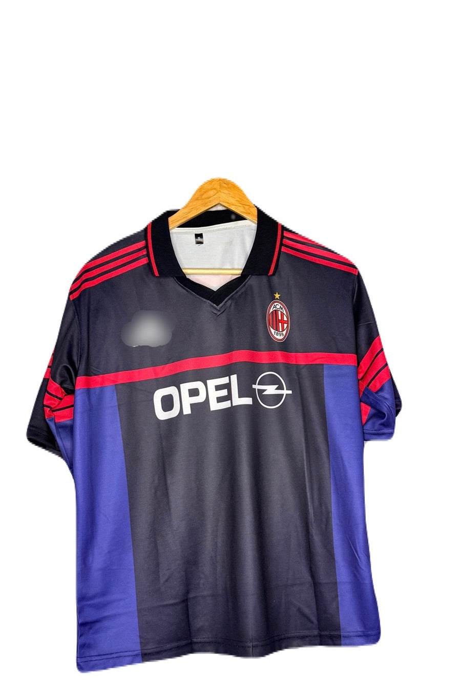 Ac Milan Home Kit Maldini Retro Kit Five Sleeve - bmg store
