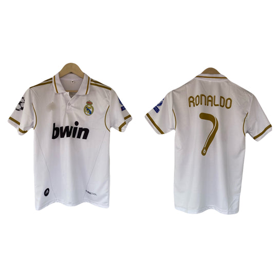 Ronaldo Real Madrid half sleeve collar jersey