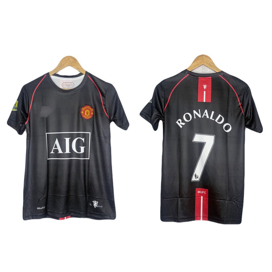 Manchester United 2007/08 Away Kit Half Sleeve - bmg store