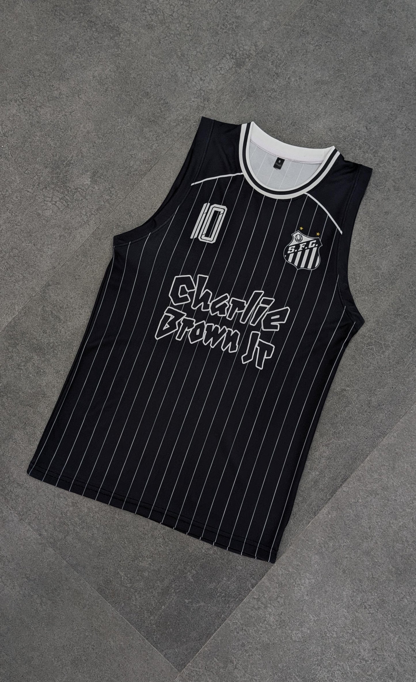 Neymar Santos home  sleevless bibs sublimation -
