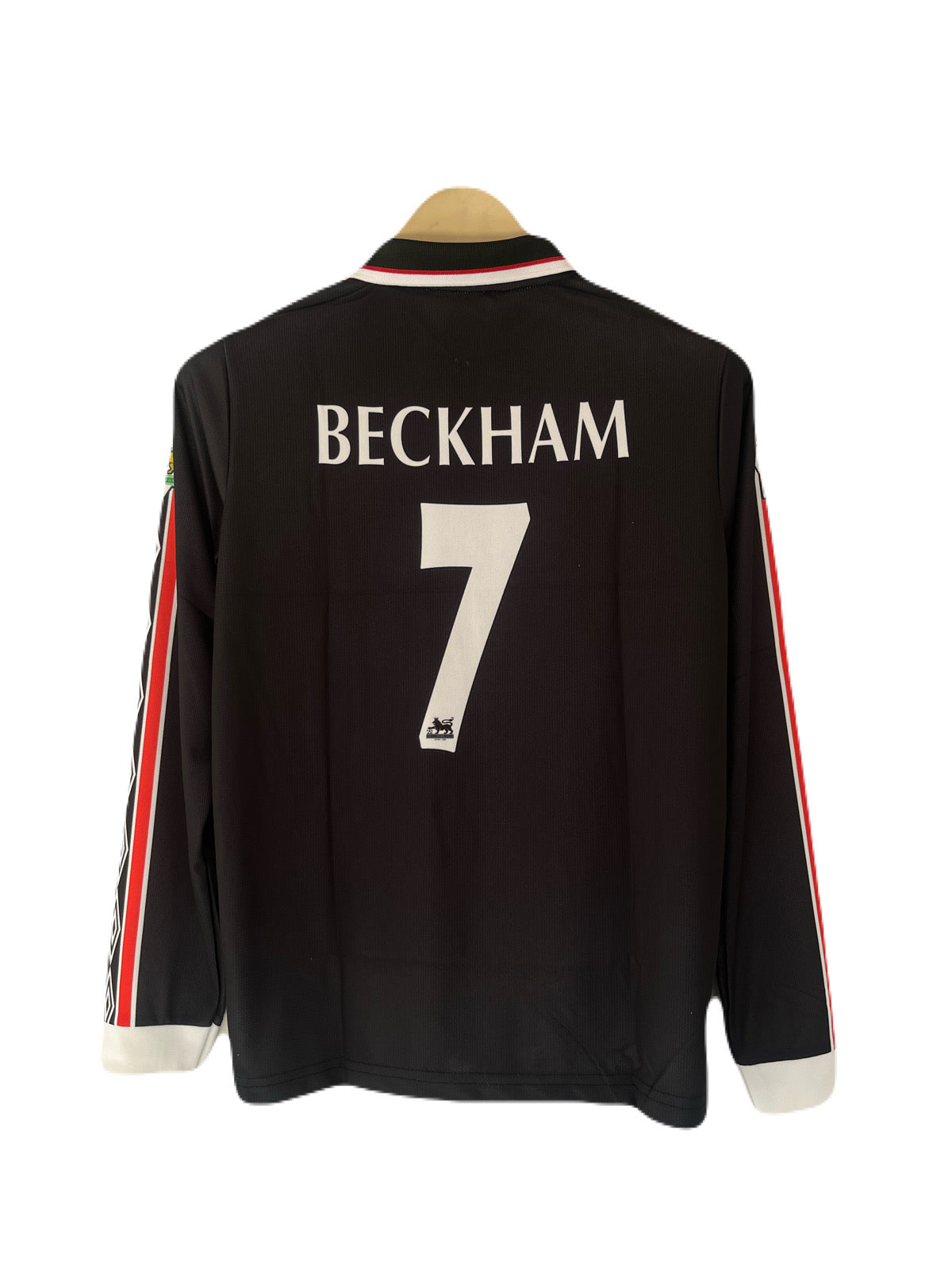 Manchester united 1998 Away Jersey zip type full sleeve embroidery beckham - P1473