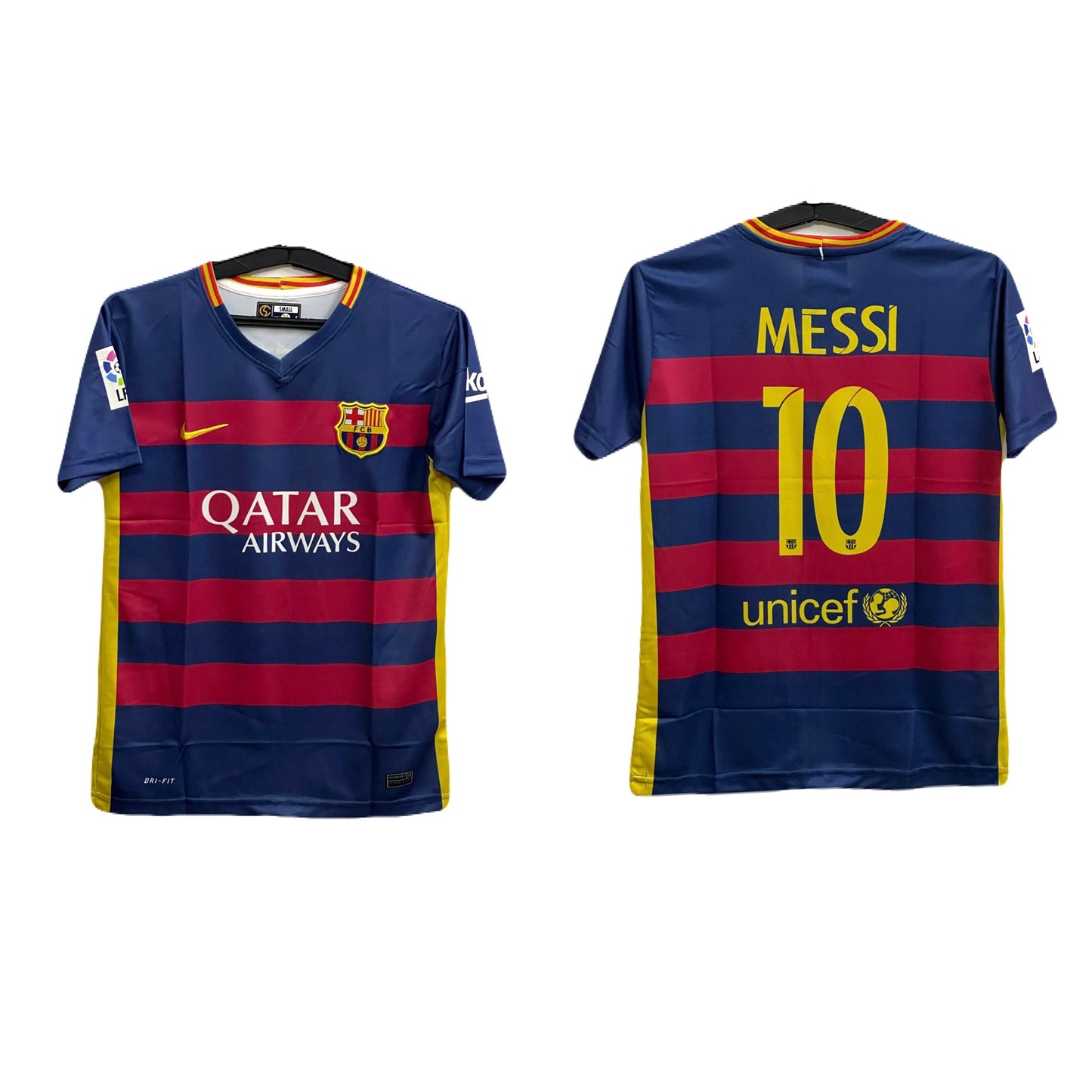 Fc barcelona 2015/16 messi half sleeve embroidery- P267  bmg store