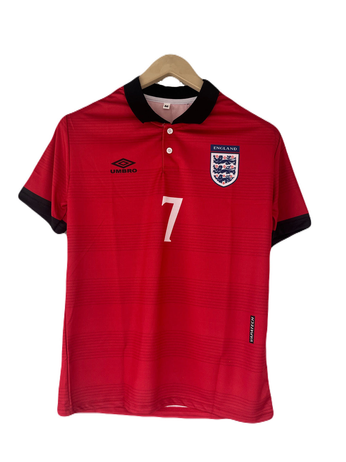 England 2002 beckham  Half collar Sleeve Sublimation - P1503