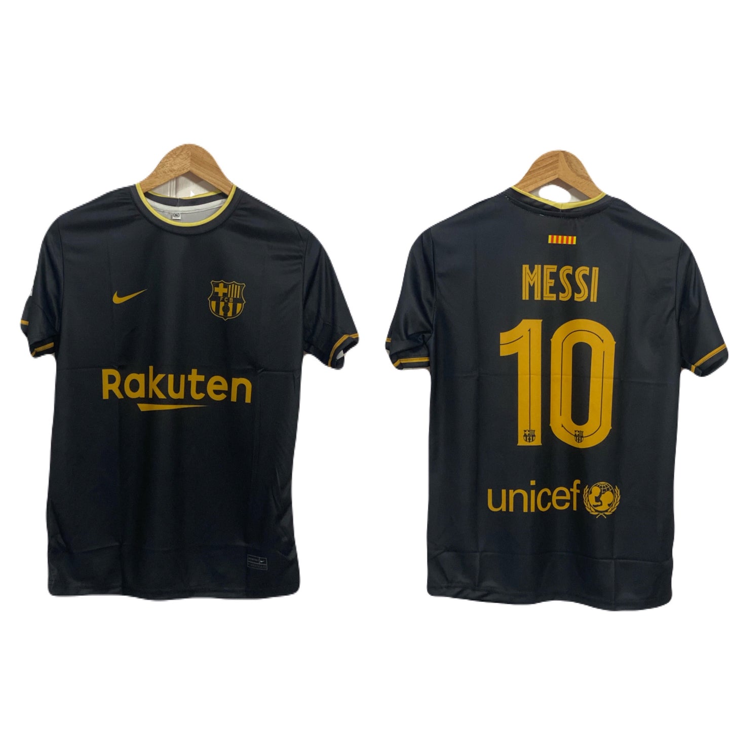 Barcelona 2020-21 Away kit Messi Half sleeve - P355
