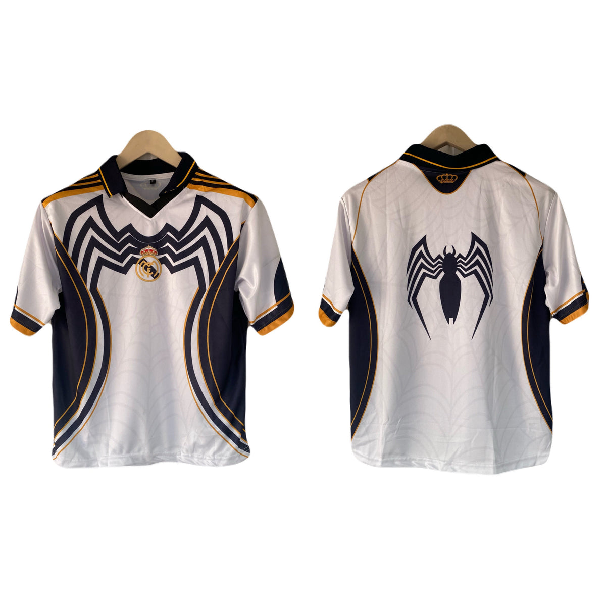 Real Madrid Spider Edition Plane Back Five Sleeve Collar Jersey - P2648 | BMG STORE