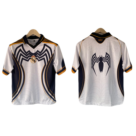 Real Madrid Spider Edition Plane Back Five Sleeve Collar Jersey - P2648 | BMG STORE