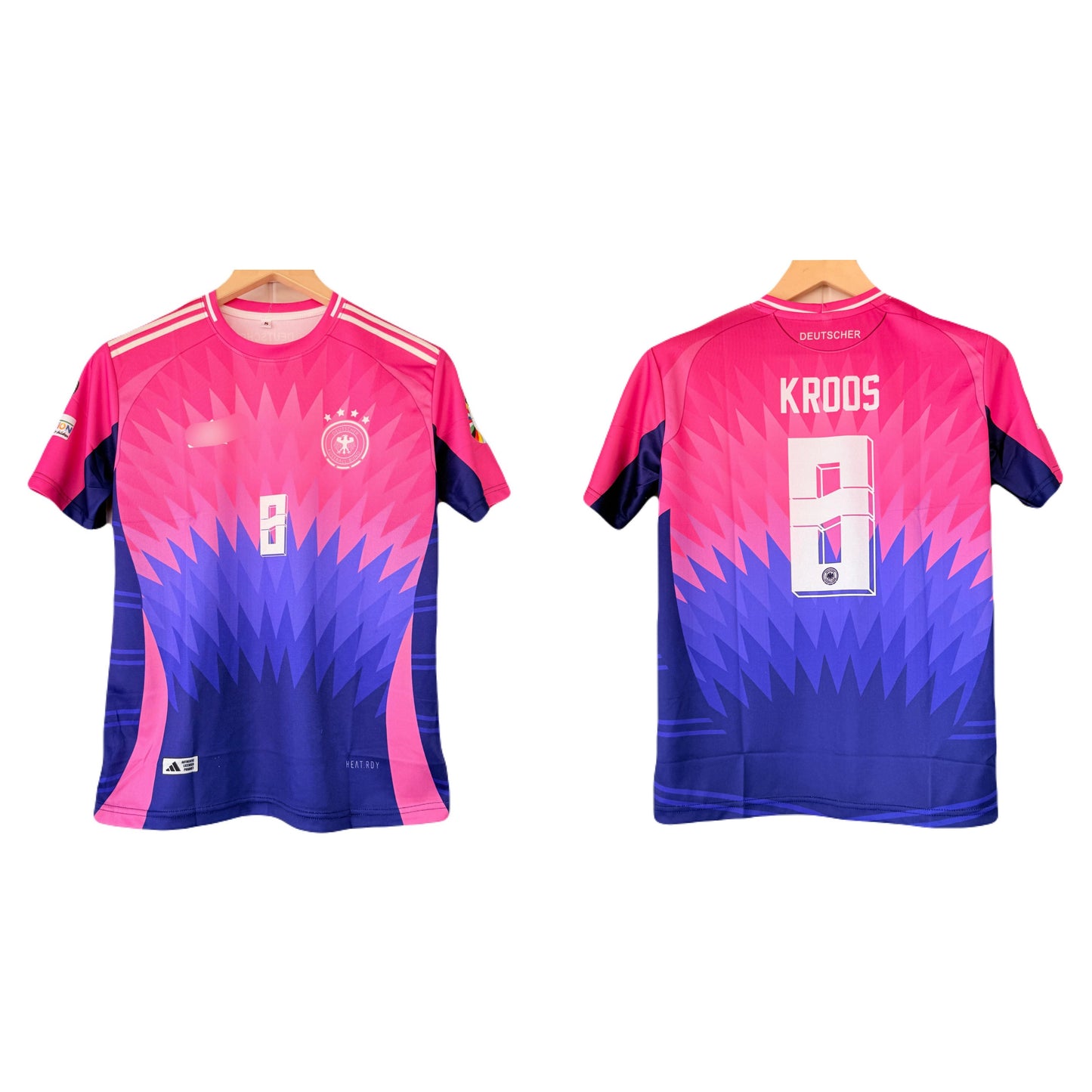 Germany 2024 kroos Away Pink kit Half sleeve - P94