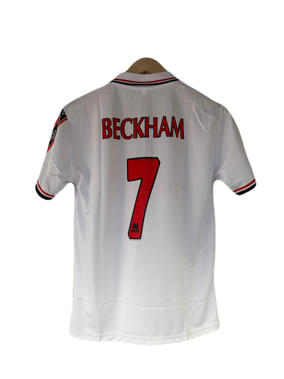 Manchester united 1998/99 Away jersey Beckham zip type Sublimation - P1608