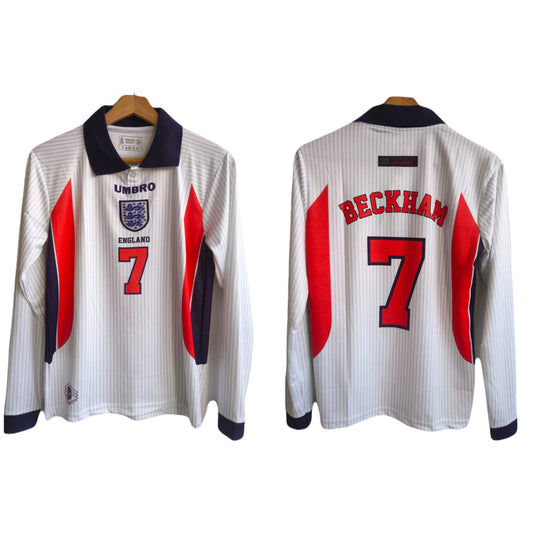 England beckham vintage jersey full sleeve collar type P33 - bmg store