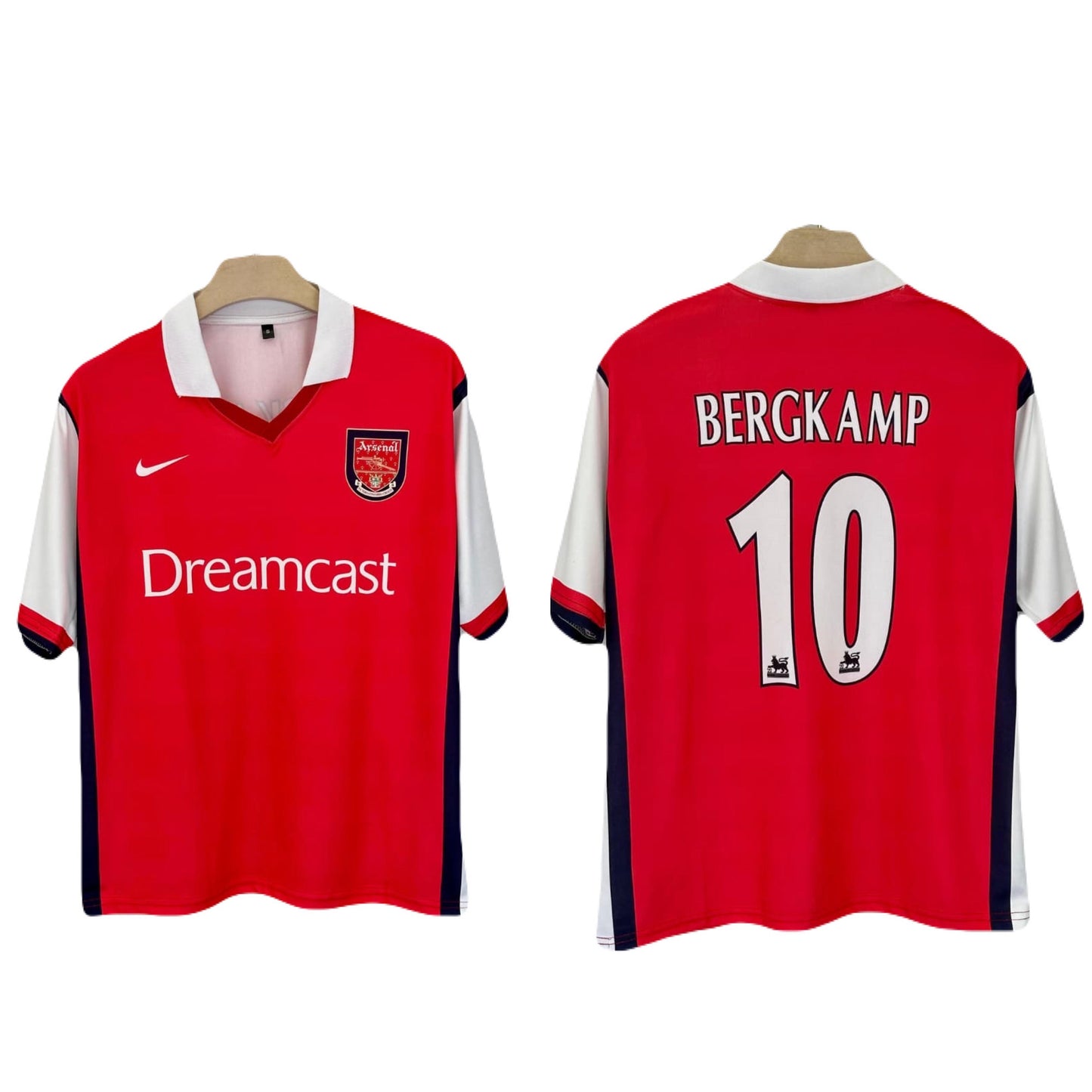 Arsenal Fc 1999-2000 Home kit Bergkamp Five sleeve - P763 bmg store