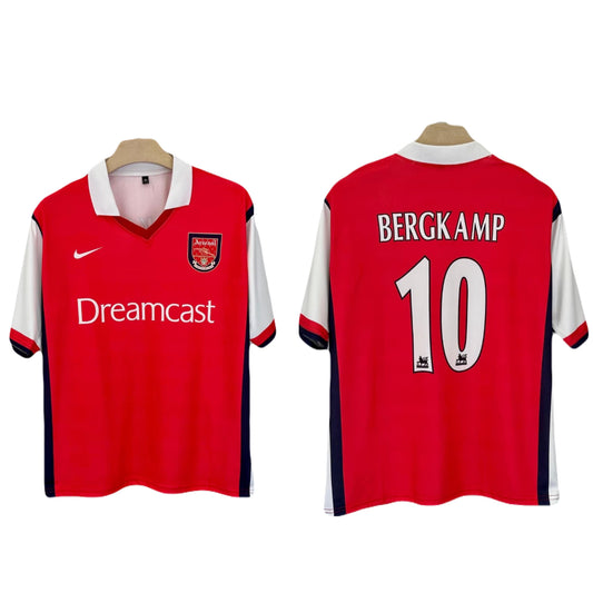 Arsenal Fc 1999-2000 Home kit Bergkamp Five sleeve - P763 bmg store