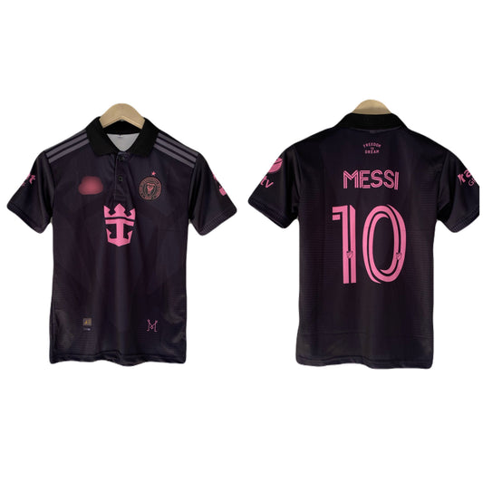 Messi Inter Miami Away 2026-27 Half Sleeve Collar Embroidery- P2452 | BMG STORE
