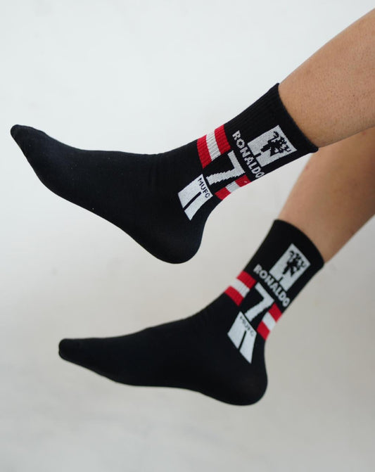 Manchester United Ronaldo black Socks