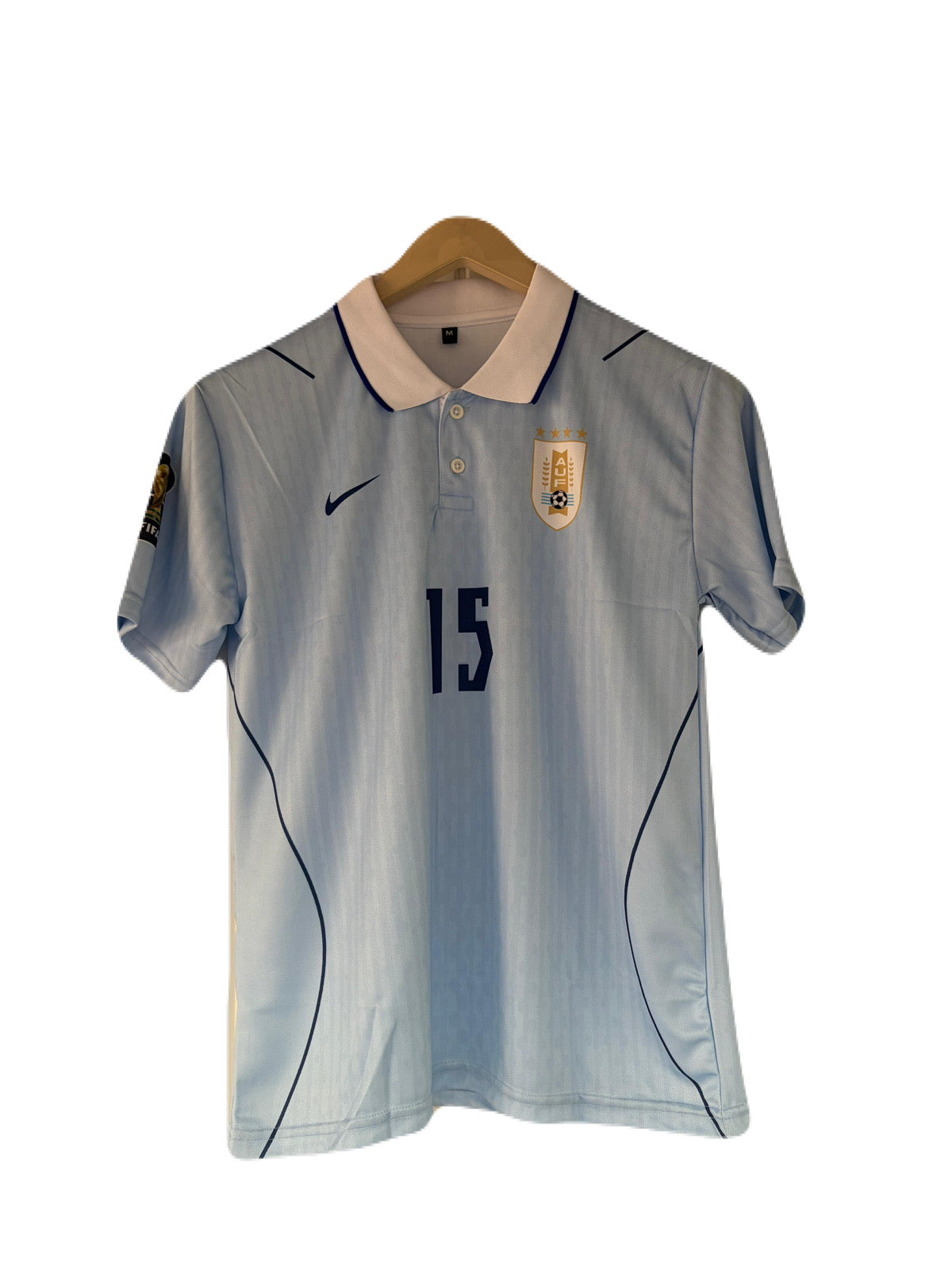 Uruguay 2026 world cup Home Valverde Half Sleeve collar Sublimation -  P1622