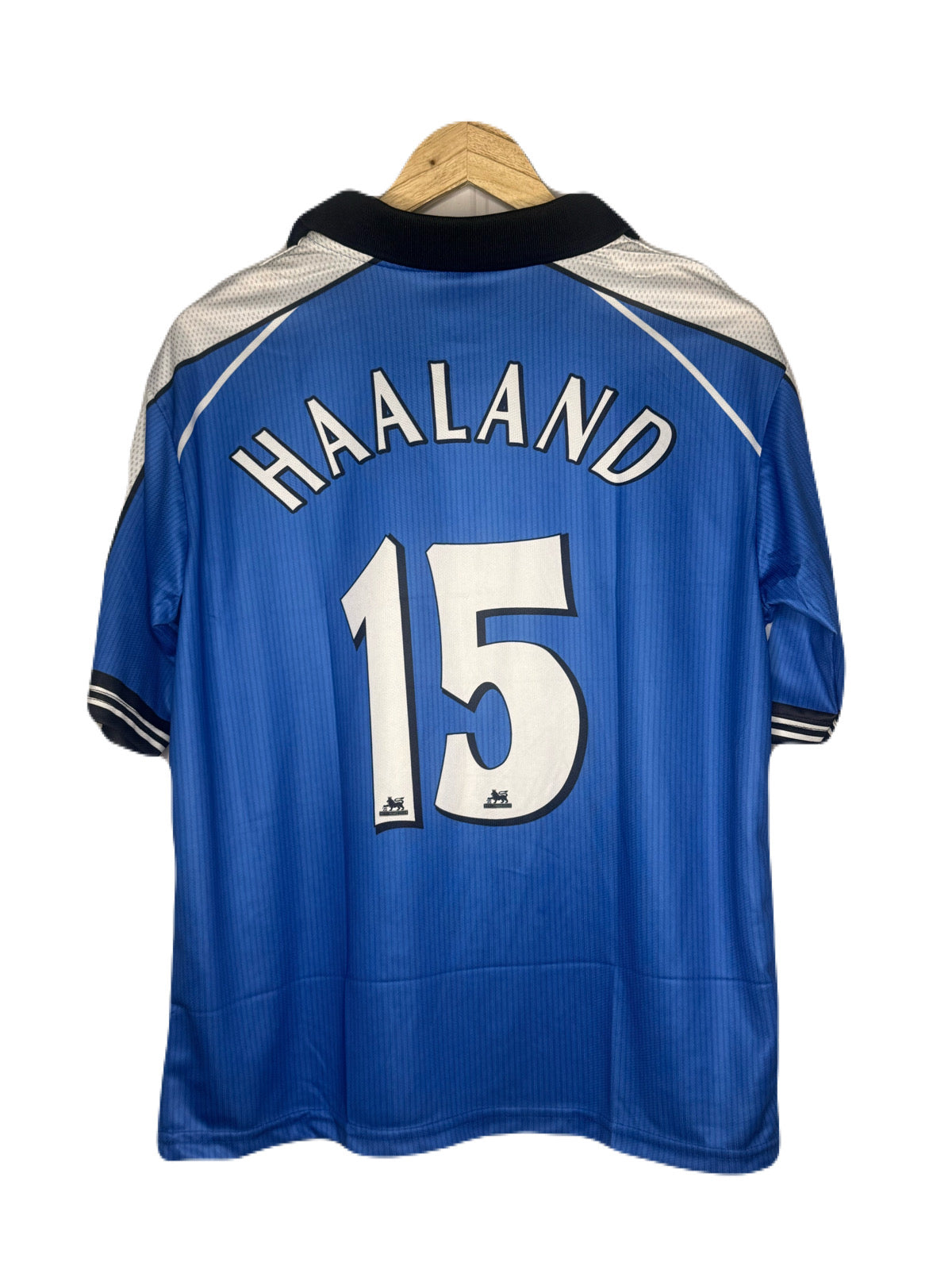 Manchester City 1999-00 Home Kit Haaland Five Sleeve -  P853 bmg store