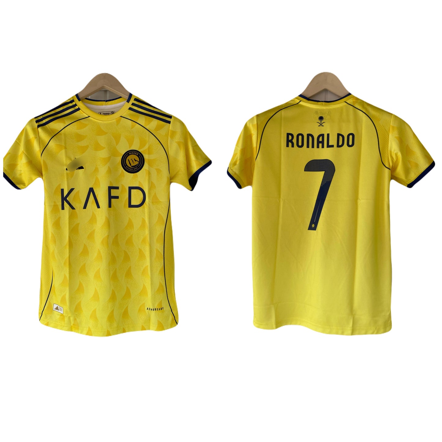Ronaldo Al nassr home  Half Sleeve embroidery jersey - P2082