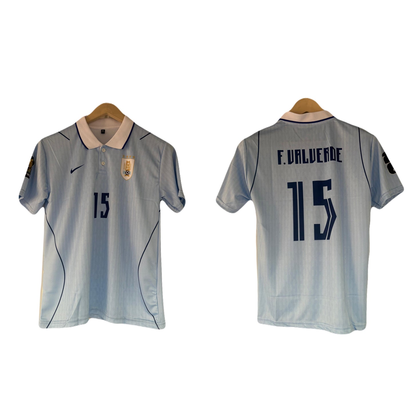 Uruguay 2026 world cup Home Valverde Half Sleeve collar Sublimation -  P1622
