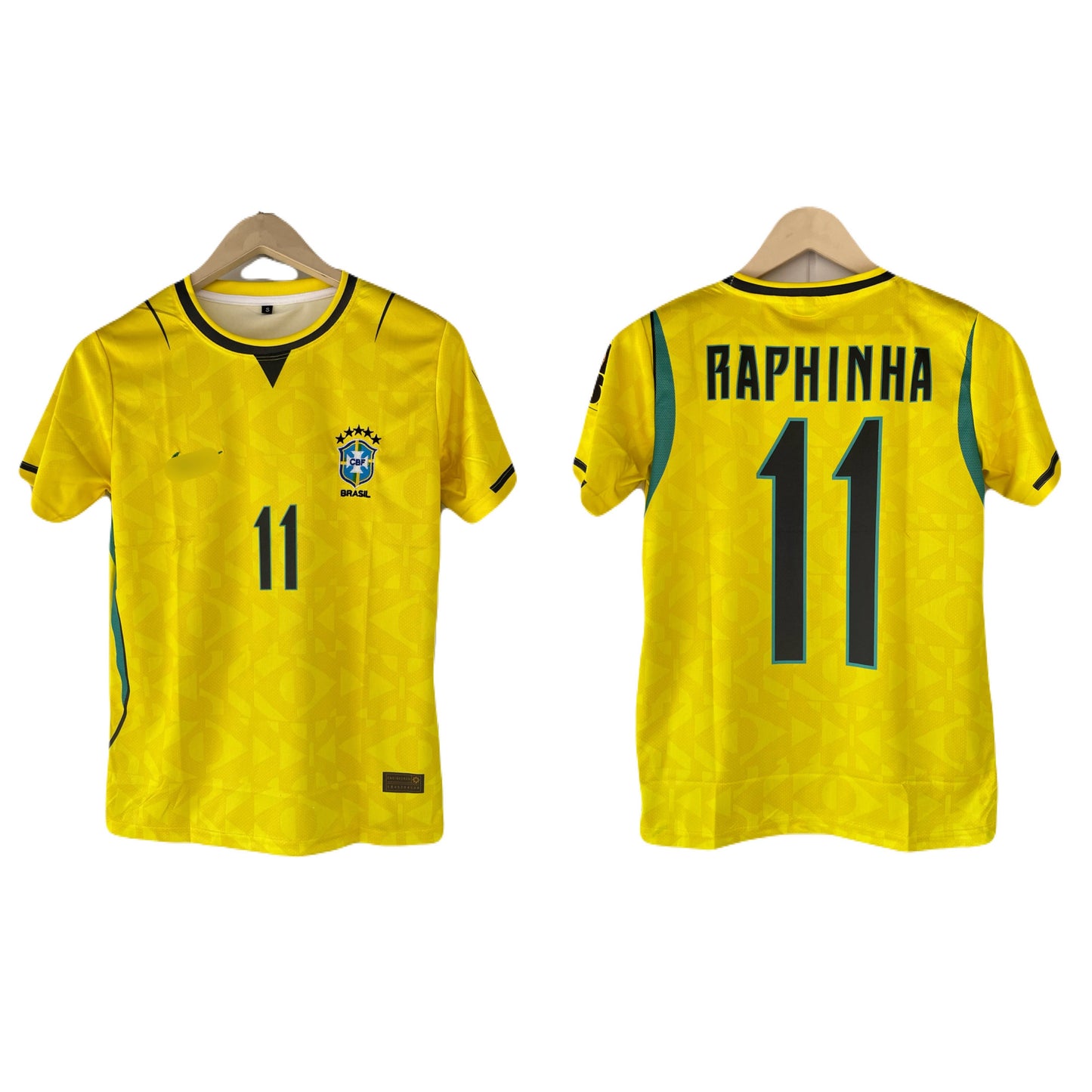 Raphinha Brazil 2026 World Cup Home Half sleeve embroidery jersey -