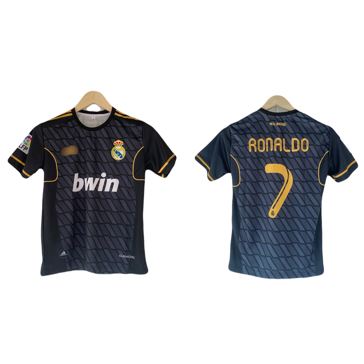 Ronaldo Real Madrid half sleeve sublimation jersey