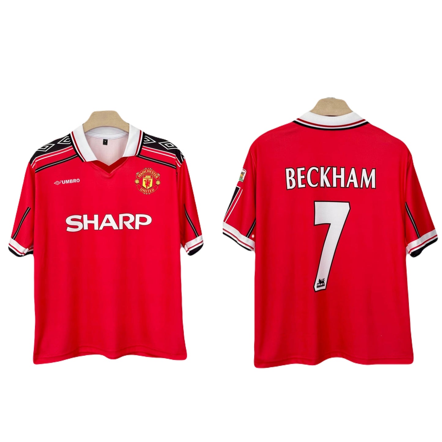 Manchester United Fc 1998-99 Home kit Beckham Five sleeve P764 bmg store