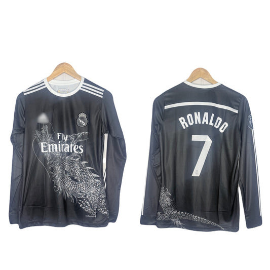 Real Madrid 2014-15 Third Kit Dragon Edition Ronaldo Full Sleeve - bmg store