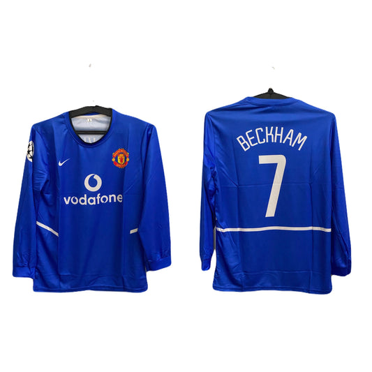 Manchester united 2002/03 third kit full sleeve beckham P169 - bmg store