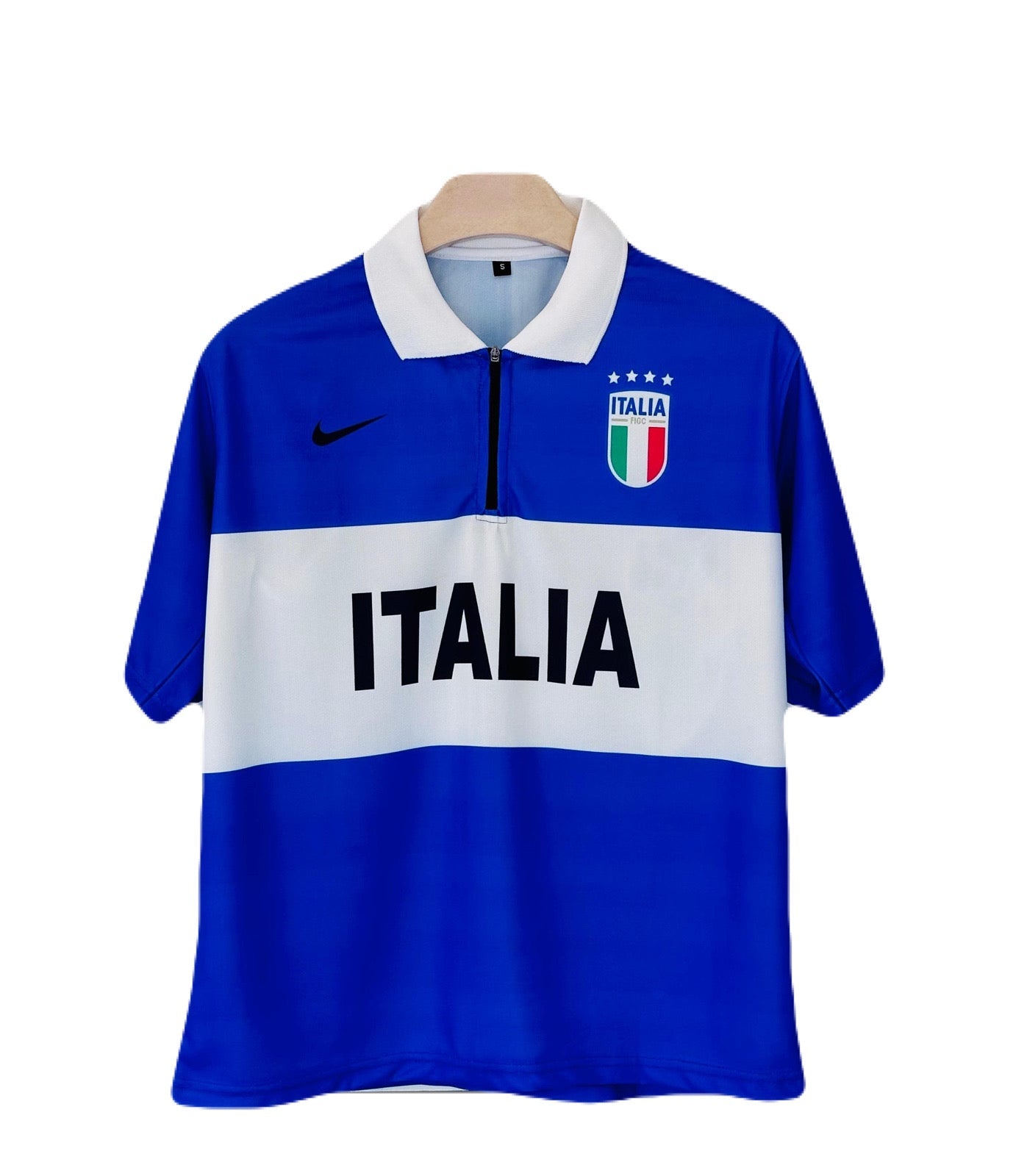 Italy 1997-1998 Home special edition Five Sleeve Zip Collar -P1143