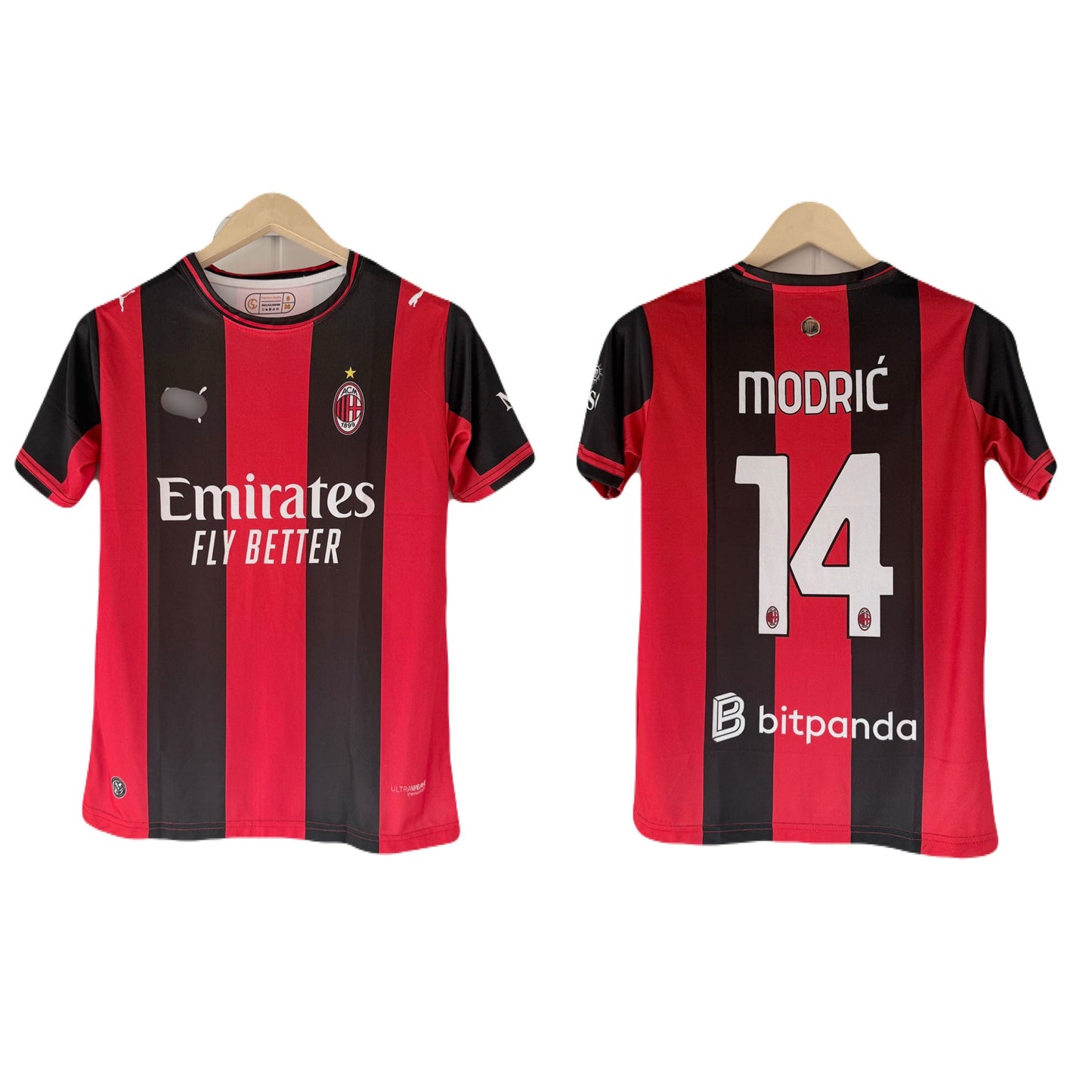 Modric Ac Milan 2026 Home Kit Half Sleeve -