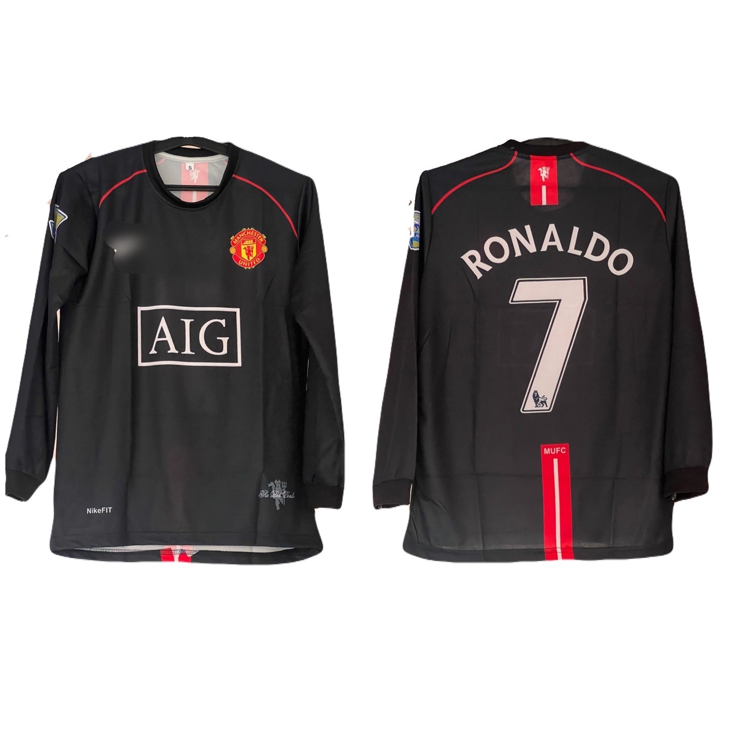 Ronaldo united 2008 full sleeve away kit- P693 bmg store