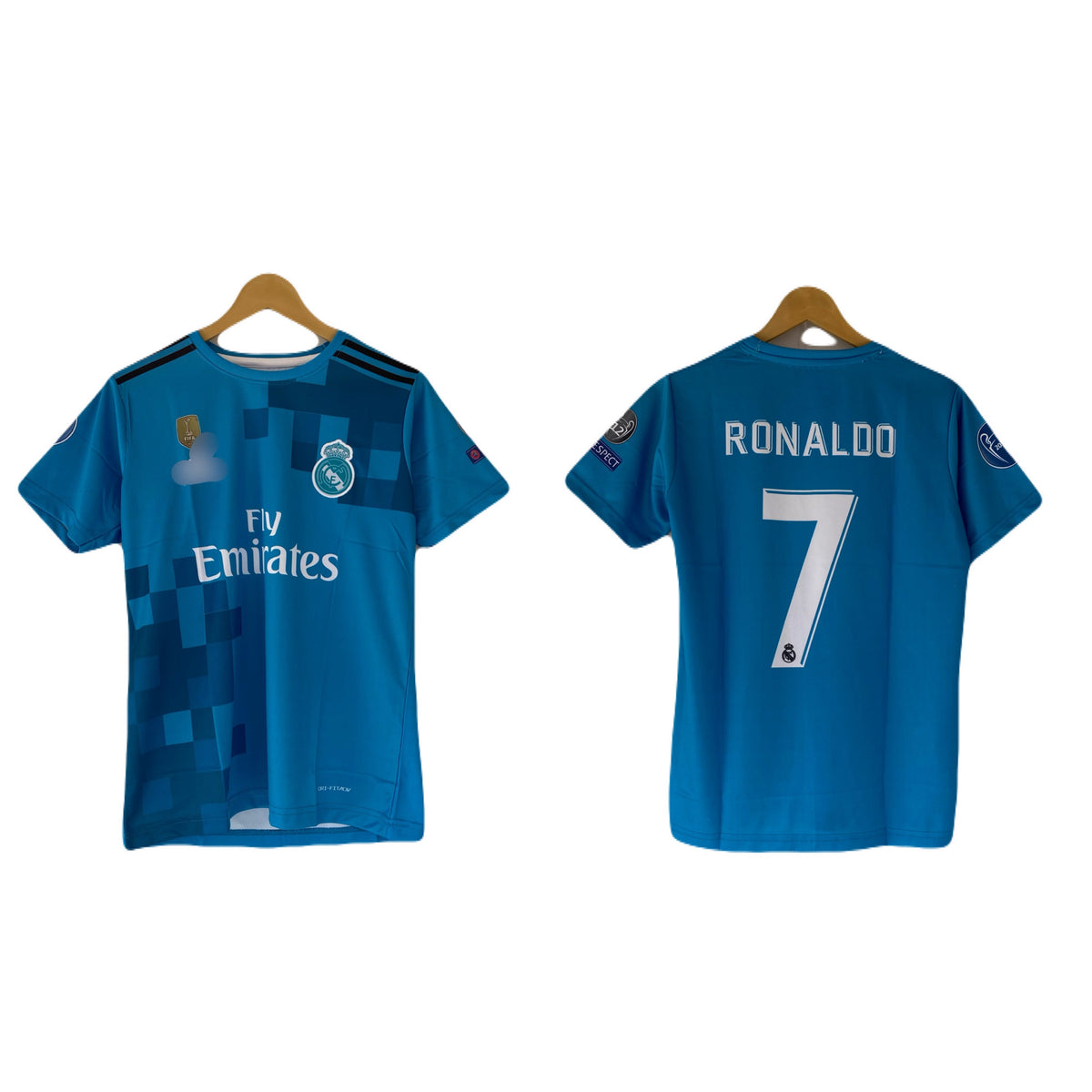 Ronaldo Real Madrid 2017-18 Away Half Sleeve Embroidery Jersey - P2709 | BMG STORE